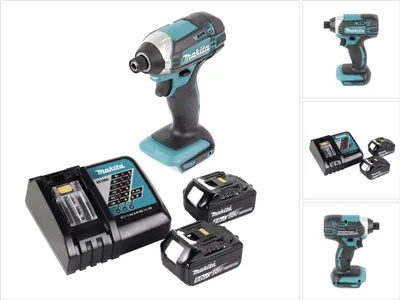 Produktbild von Makita DTD 152 RG Akku Schlagschrauber 18 V 165 Nm + 2x Akku 6,0 Ah + Ladegerät