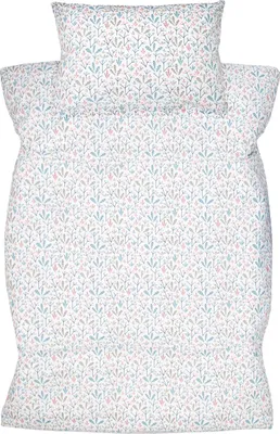 Produktbild von Amilian Kinderbettwäsche 2-teilig – 100×135 & 40×60 cm – 100 % Baumwolle, Hotelverschluss – für Babybett, Kleinkinderbett & Gitterbett
