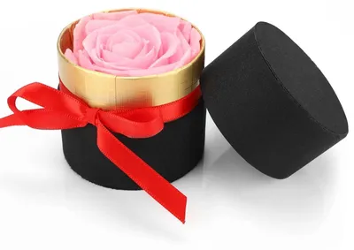 Produktbild von Konservierte Rosenbox Ewige Rose Rosa Geschenkbox