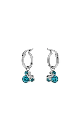 Image de Boucles d'oreilles pendentif collection Disney argent Mickey et Minnie - enfant