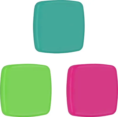 Produktbild von METALTEX Magnete im 3er Set / Kühlschrankmagnete