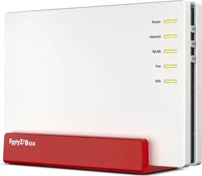 Produktbild von FRITZ! Box 7583, Wi-Fi 5 (802.11ac), Dual-Band (2,4 GHz/5 GHz), Ethernet/LAN, VDSL, Weiß, Tabletop-Router
