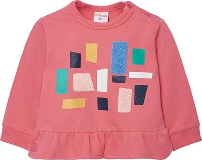Image de Boboli Fleece Sweatshirt Rosa 6 Years Mädchen Rosa 6 Years
