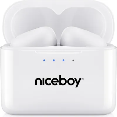 Immagine prodotto di Cuffie wireless Hive Podsie 3, Niceboy, Bluetooth 5.1, IPX5, bianco