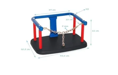 Immagine prodotto di Wippchen-Shop Altalena per bambini in gomma Altalena per bambini con catena di sicurezza