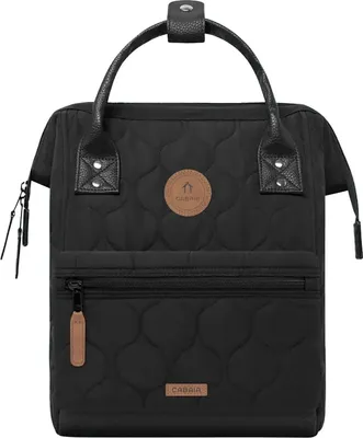 A black Cabaia backpack is shown against a white background.