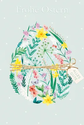 Produktbild von Ostern - Glückwunschkarte im Format 11,5 x 17 cm mit Briefumschlag
