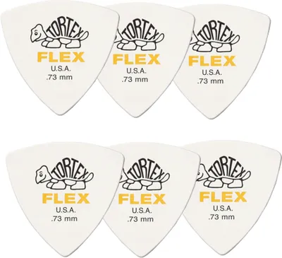 Obrázok produktu pre Dunlop 456P 0.73 Tortex Flex Triangle Trsátko / Brnkátko