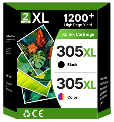 Produktbild von 305 XL für HP305XL Patronen Multipack Ersatz für HP 305 Druckerpatronen