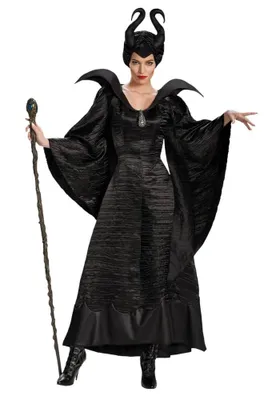 Produktbild von Damen Kostüm Maleficent Schwarz, Größe:XS