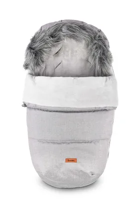 Produktbild von SENSILLO - Fusack Kinderwagen Winter - Auenstoff Wasserabweisend - 100x50cm - Grau