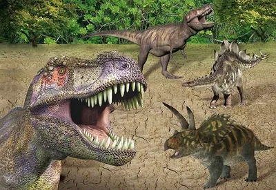 Produktbild von 3 D Ansichtskarte Dinosaurier, Postkarte Wackelkarte Hologrammkarte Tiere Tier Dinos