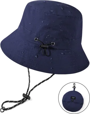 Produktbild von Wasserdichte Bucket Hat, verstellbar, UPF 50+ Sonnenschutz, für Outdoor-Aktivitäten