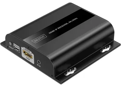 Produktbild von DIGITUS HDMI IP Receiver 4K/60Hz schwarz