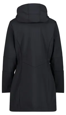 Image de Parka à capuche zippée pour femme, noir (U901), taille 42
