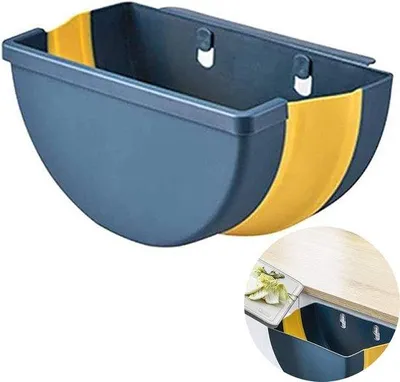 Immagine prodotto di Organizer da cucina - Pieghevole - Plastica blu - Da appendere - Pratico