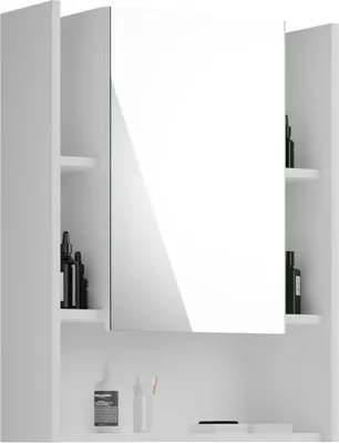 Produktbild von Spiegelschrank Venice - Weiß mit Badaufsatzleuchte
