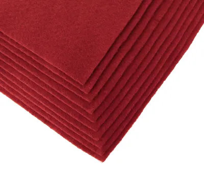 Produktbild von Bastelfilz Bögen 10er-Pack flex Filz A4, Stärke 1,5-2mm, Filzplatte, 50 Farben