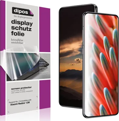 Produktbild von 4x Schutzfolie für Xiaomi Redmi 13R klar Displayschutzfolie Folie Display Schutz dipos