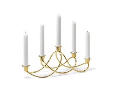 Immagine prodotto di Georg Jensen - Candeliere HARMONY, placcato oro