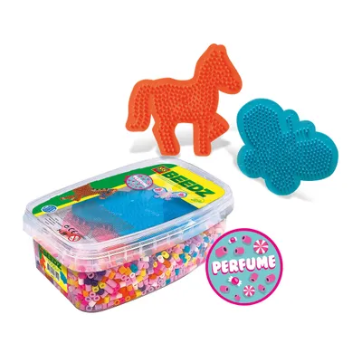 Produktbild von SES Creative Beedz 06311 Bügelperlen-Set Pferd und Schmetterling, 5000 Perlen für Kinder, 5 Jahr(e), Junge/Mädchen, Kind, Kunststoff, Mehrfarbig, 5000 Stück(e)