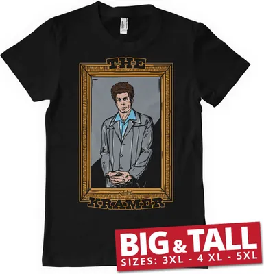 Produktbild von Seinfeld - The Kramer Art Big & Tall T-Shirt - 4XL - Black