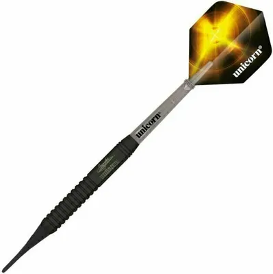 Image de Fléchettes Unicorn Laiton Noir S/T Softip 17 g Šipky