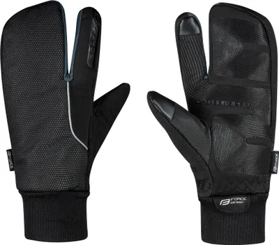 Produktbild von FORCE Winter Handschuhe HOT RAK PRO 3+1, -5 °C bis 0 °C Größe: M