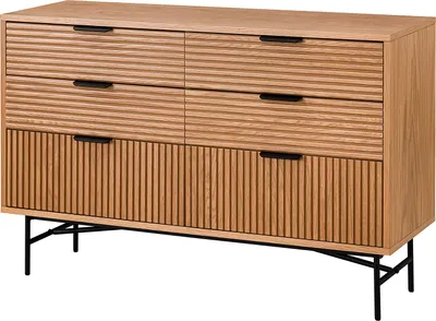 Produktbild von home24 Sideboard mit 6 Schubladen - Echtholzfurnier