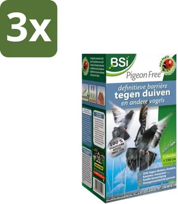 Produktbild von Inox Vogelabwehr 1,5 m, 3er Pack