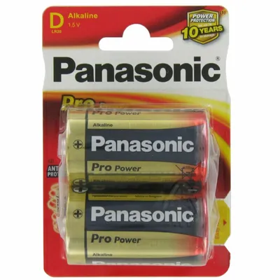 Obrázek produktu pro Baterie Panasonic Pro Power LR20, 2 ks