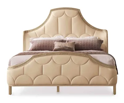 Produktbild von Bett Polster Design Luxus Doppel Hotel Betten Schlaf Zimmer Holz Neu 180x200cm