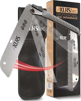 Produktbild von Professionelle Zen Japanische Säge - Holzsäge mit 210 mm Blatt - Outdoor Klappsäge - Sicherheitsverschluss - gehärteter Kohlenstoffstahl [SK5]