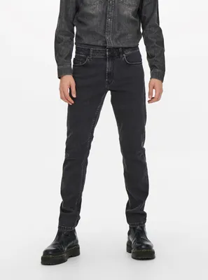 Zdjęcie produktu dla Regular Fit Jeans Straight Denim Stretch Hose Pants ONSWEFT |