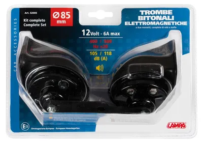 Zdjęcie produktu dla Klakson dwutonowy, Ø 85 mm - 12 V