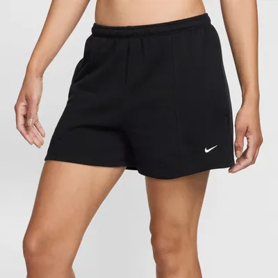 Produktbild von Nike W Nsw Nk Chll Ft Mr 4In Short Black/White Black/White S