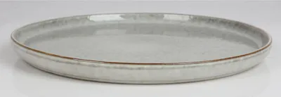 Produktbild von 6x Speiseteller London, aus Keramik, Geschirr für Speisen, Flachteller zum Essen, als Untersetzer, Essteller für Tisch, für Dessert, Frühstücksteller