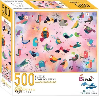 Produktbild von Brain Tree - Bird Puzzle - 500