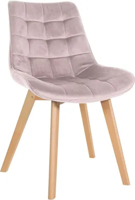Produktbild von Stuhl Brook Samt pink