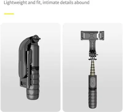 Zdjęcie produktu dla Ręczny kij do selfie, składany i wysuwany, do smartfonów, mini statywy