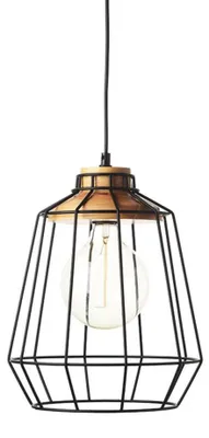 Produktbild von ACA Vintage-Pendelleuchte KS159326BK
