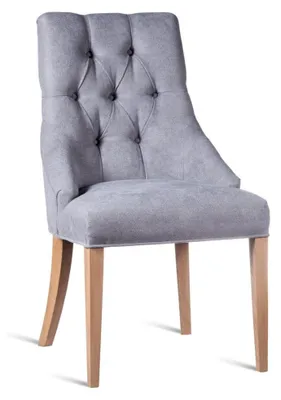 Produktbild von Chesterfield Lehnstuhl Design Stuhl Stoff Stühle Polster Luxus Sessel Esszimmer