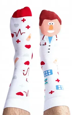 Produktbild von Nanushki Dr Phil Good Lustige Arzt Socken Baumwolle