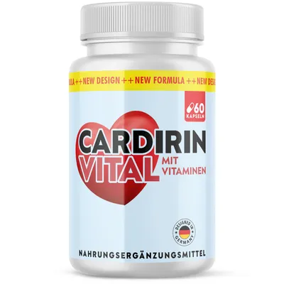 Image de Cardirin Vital Capsules | Mélange d'ingrédients végétaux | Pour hommes et femmes | 60 capsules