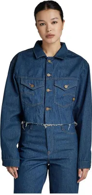 Produktbild von G-star Relaxed Cropped Cutoff Jeansjacke Blau 2XL Frau Blau 2XL