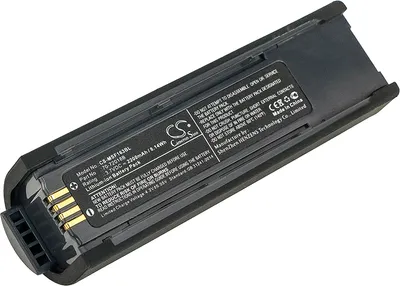 Produktbild von TECHTEK Akku Kompatibel mit [Metrologic] MS1633 FocusBT Ersetzt 46-00358, für 70-72018, für 70-72018B, für BJ-MJ02X-2K4KSM