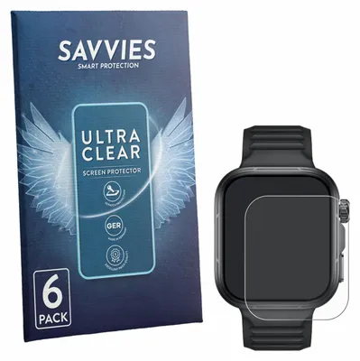 Produktbild von 6x Für Huawei Watch Fit 5 Pro Schutzfolie Savvies Displayschutz Display Schutz Folie Klar Transparent