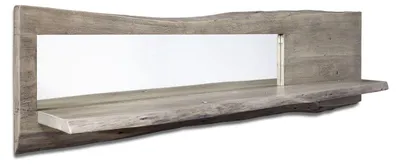 Immagine prodotto di MASSIVMOEBEL24 | mensola in legno di Acacia 165x22x38 grigio scuro laccato PURE ACACIA #906