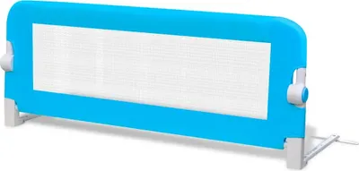 Obrázek produktu pro vidaXL Bezpečnostní zábrana postele pro batolata 102x42 cm modrá