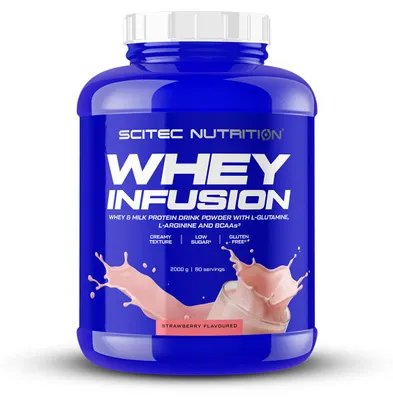 Zdjęcie produktu dla Scitec Nutrition Whey Infusion 2000g, smak truskawkowy